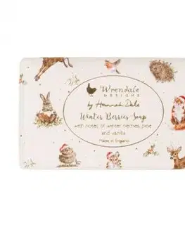 Mydlo vianočné "Winter Berries" Wrendale Designs – zimné bobule, borovica, vanilka