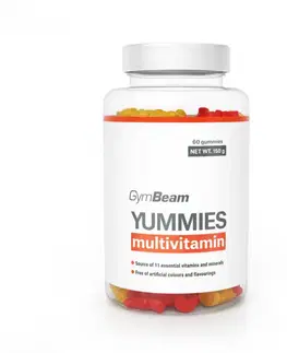 GymBeam Yummies Multivitamin pomaranč citrón čerešňa