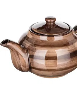 Banquet Keramická kanvica PALAS, 1,2 l, hnedá