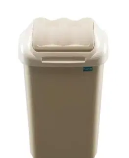 Kinekus Kôš na odpad preklápací 30 l, plastový, FALA, cappuccino