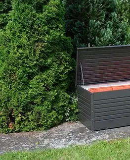 Biohort Úložný box BIOHORT Freizeitbox 200 201 x 79 x 83 cm (sivý kremeň metalíza)