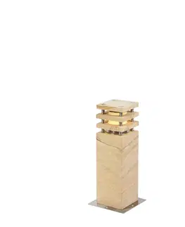 Moderná vonkajšia stojaca lampa pieskovec 40 cm - Grumpy