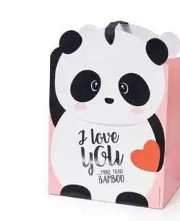 Legami Darčeková taška M Panda LET'S CELEBRATE