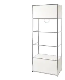 Kovový vešiak »CN3«, biely