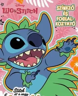 Disney - Stitch és a nagy lazulás - színező és foglalkoztató