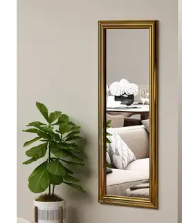  Nástenné zrkadlo SMOOTH 105x40 cm zlatá 116SAM1132