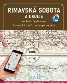 Porovnávacia mapa Rimavská Sobota a okolie - kedysi a dnes