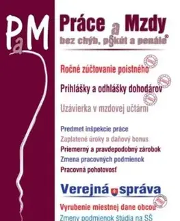 Práce a Mzdy 11/12 2024 - Ročné zúčtovanie poistného