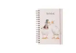 Zápisník s hrebeňovou väzbou A5 "Not a Daisy Goes By" Wrendale Designs – kačičky