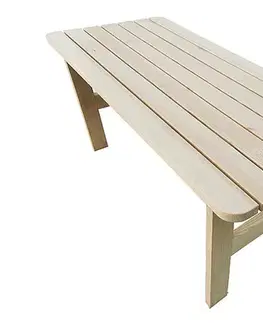 DEOKORK Masívny drevený záhradný stôl z borovice drevo 32 mm (200 cm)