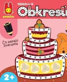 Čo papajú zvieratká - nalepuj a obkresľuj