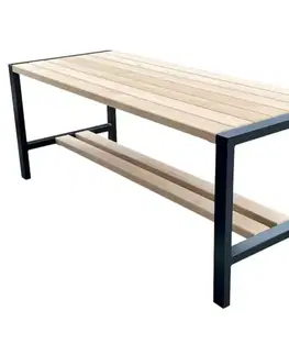Stôl moderný prírodné drevo