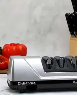 ChefsChoice elektrická brúska na nože 3-stupňová M130 - Platina 