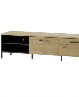 TV stolík Lucas 25 dub artisan/čierna mat