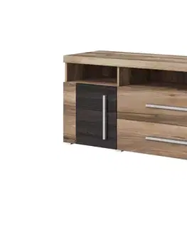 POUND skrinka pod televízor 2D2S, orech Satin/touchwood