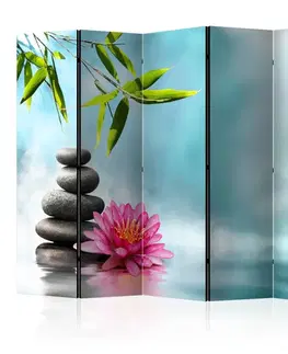 Paraván Water Lily and Zen Stones Dekorhome