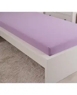 Prestieradlo jersey IDEAL 90x200 fialové