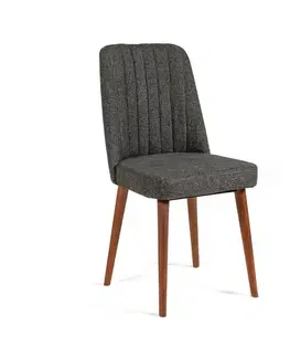 Jedálenská stolička Vina Anthracite and Walnut