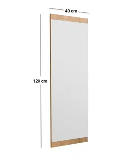 Zrkadlo Azus Natural 40 x 120 cm
