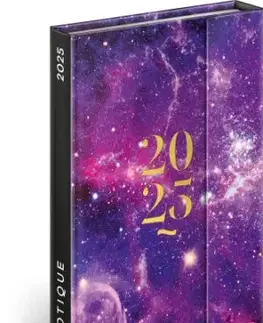 Týždenný magnetický diár Galaxia 2025, 11 × 16 cm
