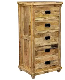 Komoda Devi 60x120x45 indický masív mango