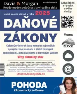Daňové zákony 2025 SK