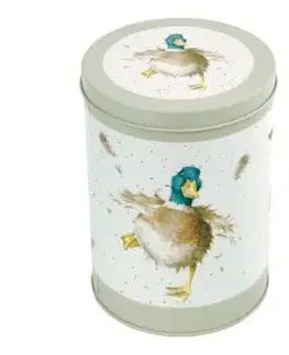 Guľatá plechová dóza "Duck" Wrendale Designs - kačka