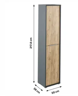 Vysoká policová skriňa RIOMA TYP 06 Tempo Kondela