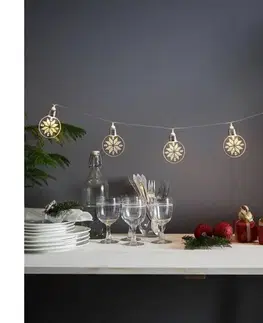 Eglo 411112 - LED  reťaz ORNAMENT 10xLED/3xAA 2,4m teplá biela 411112