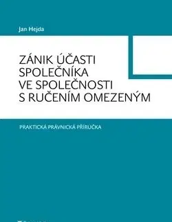 Zánik účasti společníka ve společnosti s ručením omezeným - Jan Hejda