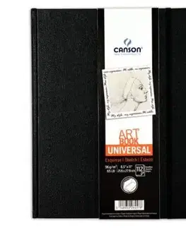 CANSON Art Book UNIVERSAL 96g , 112 listov, 21,6x27,9cm, knižná väzba