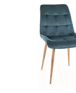KIK D čalúnená stolička, šedá 