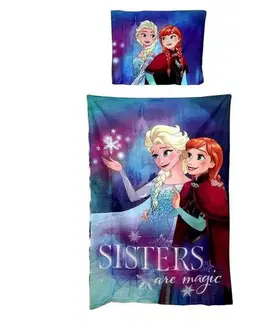 Obliecky Disney Frozen Sister 140x200cm+90x70cm Setino Tiahome