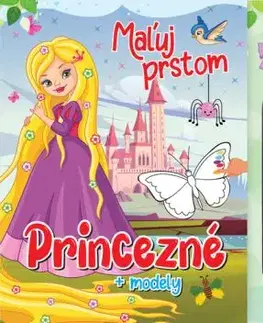 Maľuj prstom - Princezné