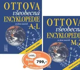Ottova všeobecná encyklopedie ve dvou svazcích A-L, M-Ž