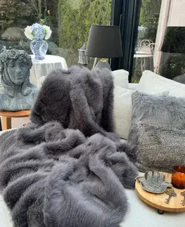 Přehoz na pohovku Lolita 150x100 - Anthracite