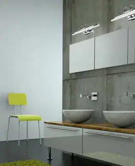 Nástenná lampa do kúpeľne chrómová LED 7W 6500K nastaviteľná Gizel