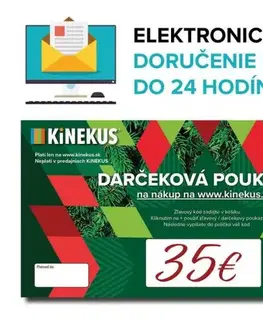 Kinekus Darčeková poukážka 35 €, zelená, e-mailom