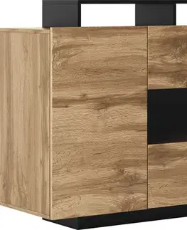 KALI komoda 3D, apalačský dub/antracit