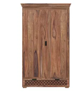 Skriňa Mira 120x200x60 indický masív palisander