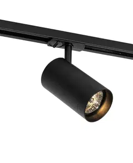 Moderné čierne bodové svetlo pre 1-fázový koľajnicový systém 70 mm - Iconic Jeana Luxe