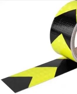 Kinekus Páska samolepiaca reflexná čierno-žltá 50mm/5m