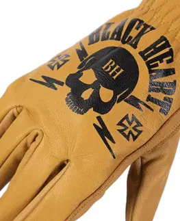 W-TEC Black Heart Skull Gloves čierna - M