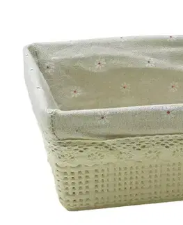 MAKRO - Košík s látkou 26,5x19,5x8,5cm