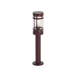 Moderná vonkajšia lampa tmavočervená 50 cm IP44 - Gleam