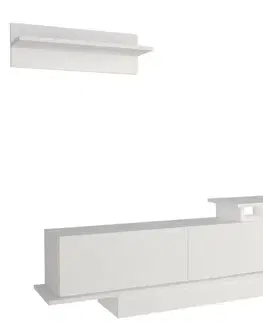TV skrinka / Obývacia stena Asos - White