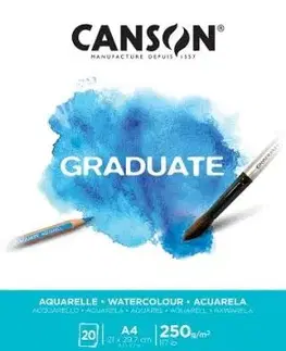 Canson Graduate Aquarelle 250 g 20 listov A4