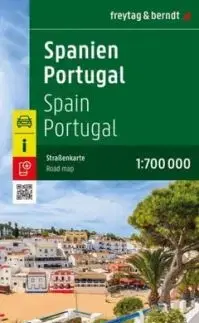 Španielsko, Portugalsko 1: 700 000 - automapa