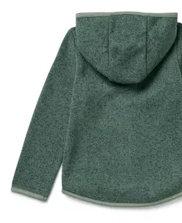 Detská bunda z pleteného flaušu