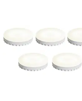 Sada 5 LED žiaroviek GX53 3-krokové Dim to Warm 7W 750 lm 2700K-4000K